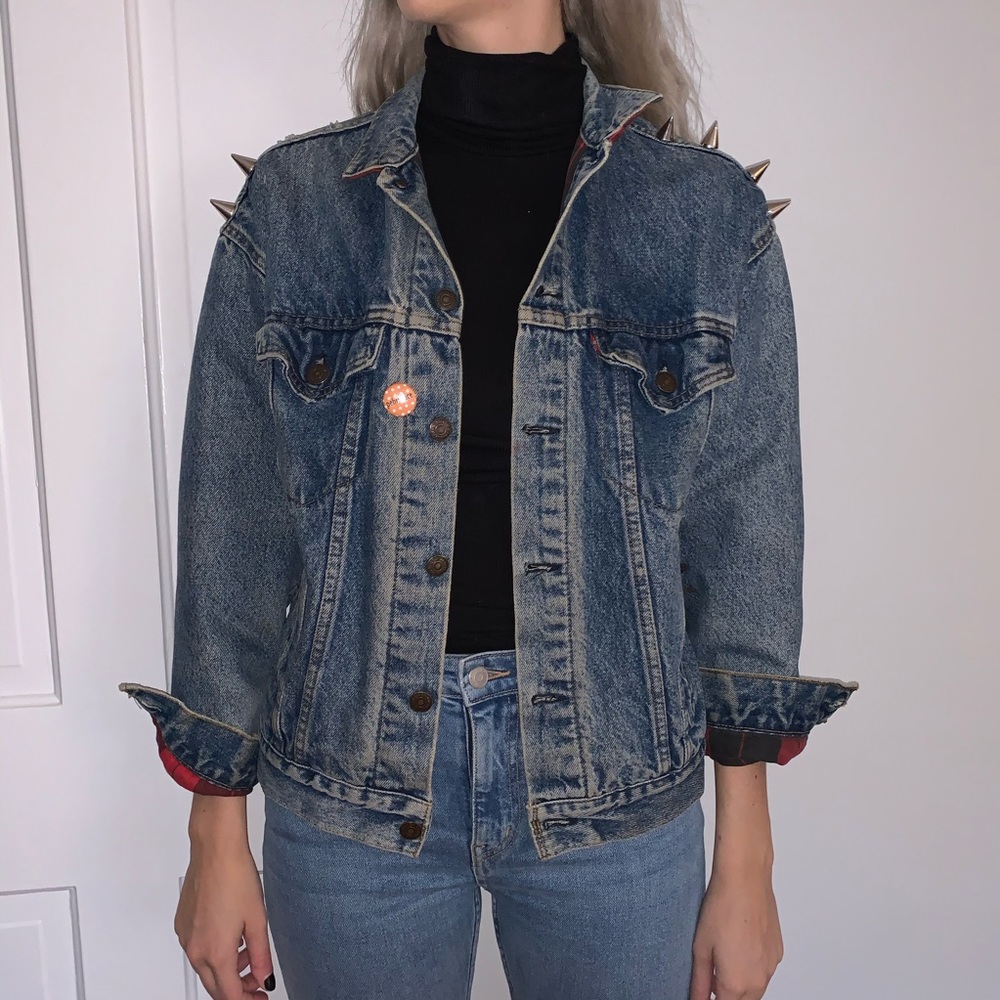 Levi’s Vintage Jean Jacket with plaid lining